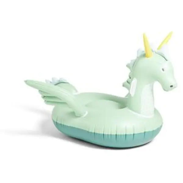 Bouée dragon chevauchable Funky vert Ø132xH85cm