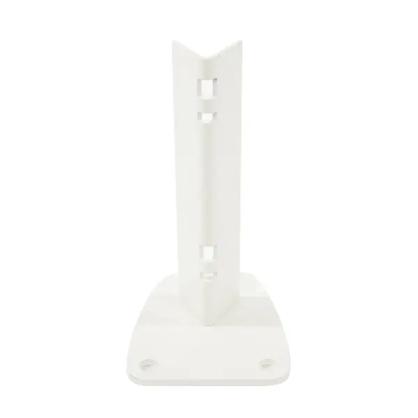 Platine pour Poteau à encoches BLANC - FILIAC