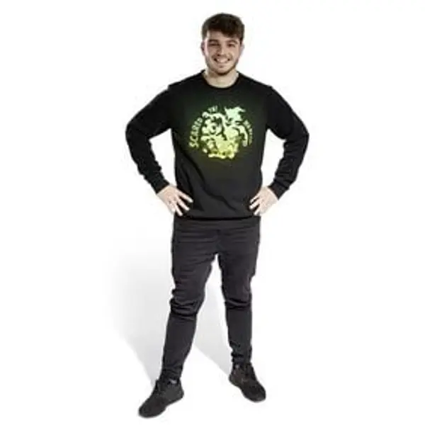 Pull adulte Disney Halloween Mickey phosphorescent - Taille M
