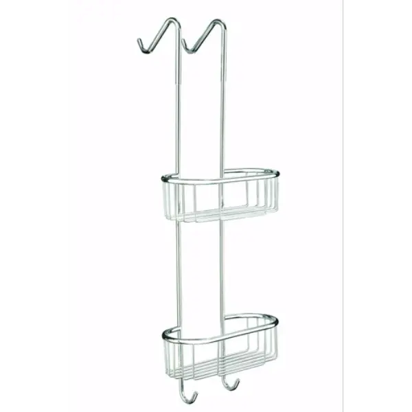 Paniers de douche double à suspendre chrome