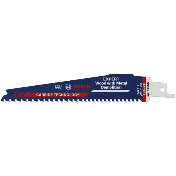 Lame scie Sabre Bois et Metal Démolition 150mm S967XHM Bosch