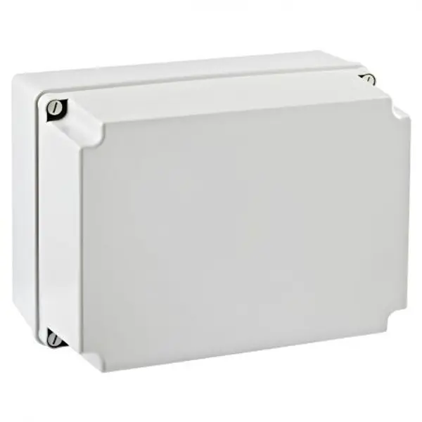 GSL322 IDE Boitier industriel étanche IP67 avec bords lisses couvercle réhaussé opaque dim.328x239x188