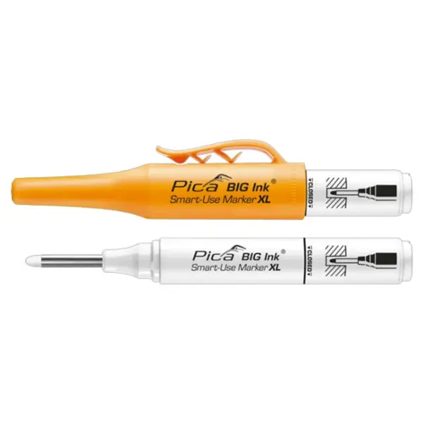 Marqueur pointe fine trou profond Pica Big Ink Blanc Pica