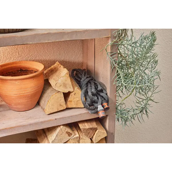 Kit tuyau Liano™Life 15m, Ø 13mm + pièces GARDENA System - léger et résistant - GARDENA