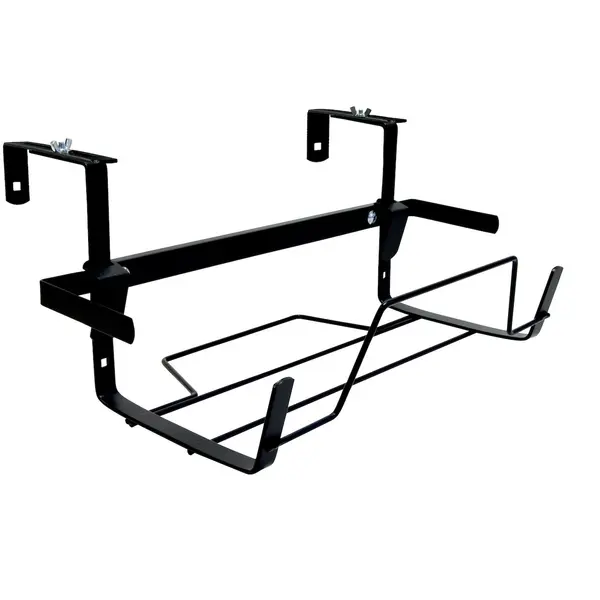 Support jardinière Essentis noir 44 à 65 cm - acier époxy - charge 20 kg - Louis Moulin