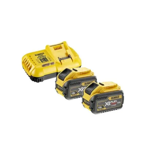 DEWALT Pack 2 batteries 54V XR Flexvolt 2x4/12 Ah + chargeur - DCB118Y2