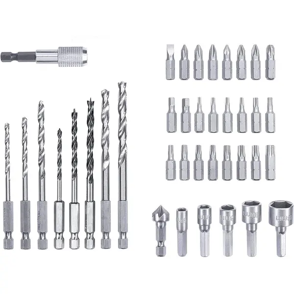 Coffret de forets/embouts pour Perceuse Visseuse sans fil - 39 pièces - KWB by Einhell