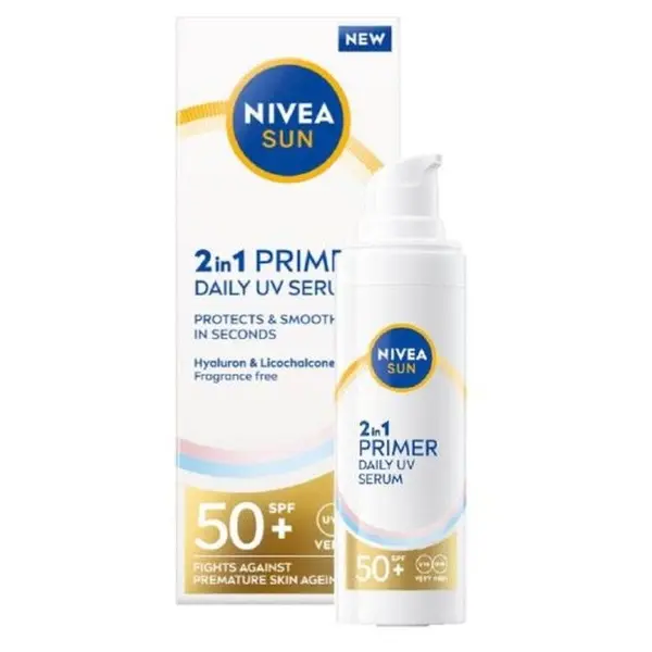 Nivea Sun Serum Facial 30 F-50 2en1 Hyal