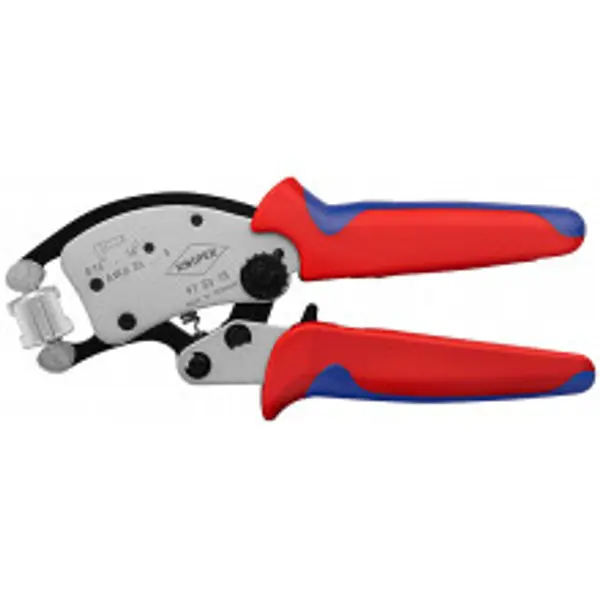 Pince a sertir les embouts de câble auto-ajustable 'twistor16' 97.53.18SB 200 mm 478 g - KNIPEX