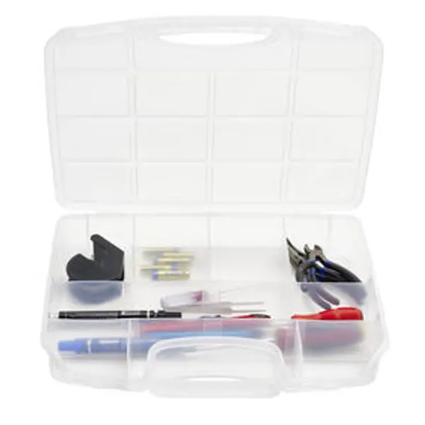 Boîte de rangement plastique 9 compartiments 28,5x36cm