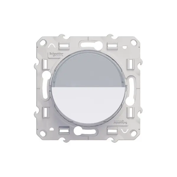 Poussoir porte étiquette BLANC - Schneider Odace - S520266