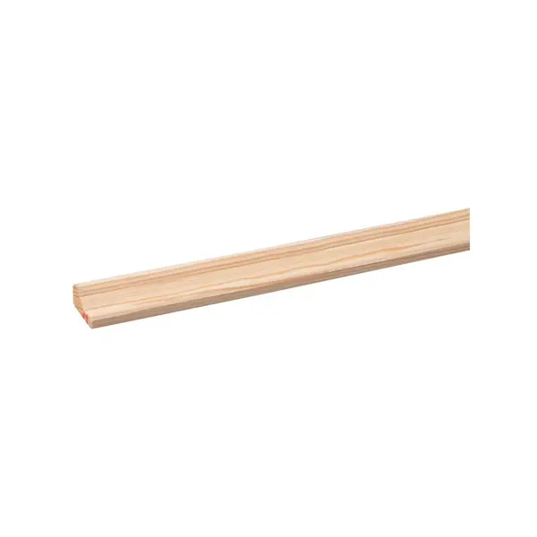 Moulure décorative en pin 270 x 2,9 x 1,6 cm