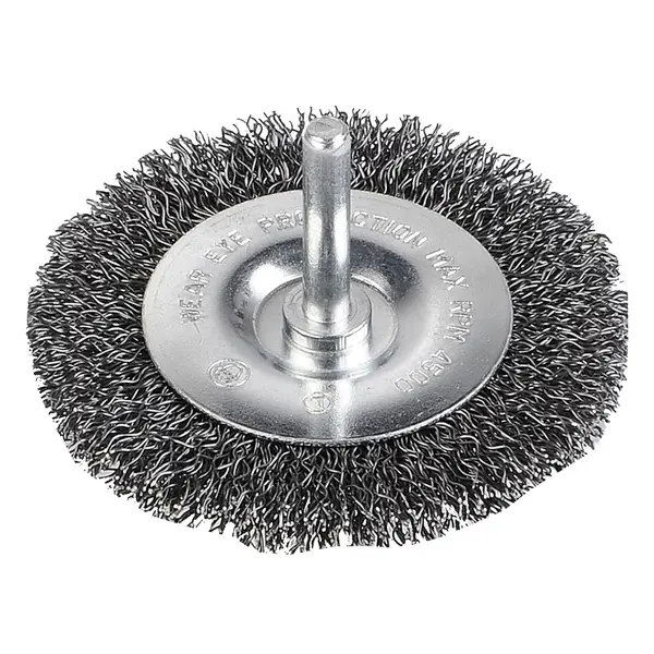 Brosse métallique rotative plate Ø 100 mm - Kreator