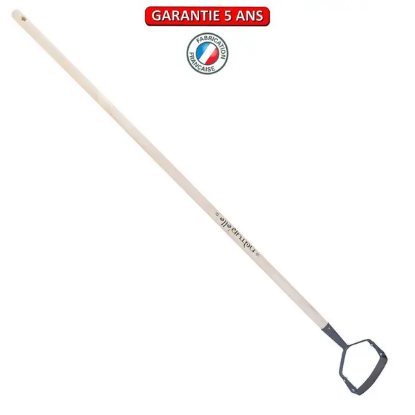 Grattoir lame de 14 cm, manche 130cm - Gris algue - PERRIN