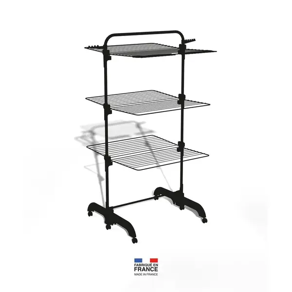 Etendoir a linge sur pieds42 m noir TANCARVILLE - TANCARVILLE