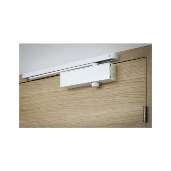 Ferme-porte automatique hydraulique Design force 3, bras coulissant, blanc - THIRARD