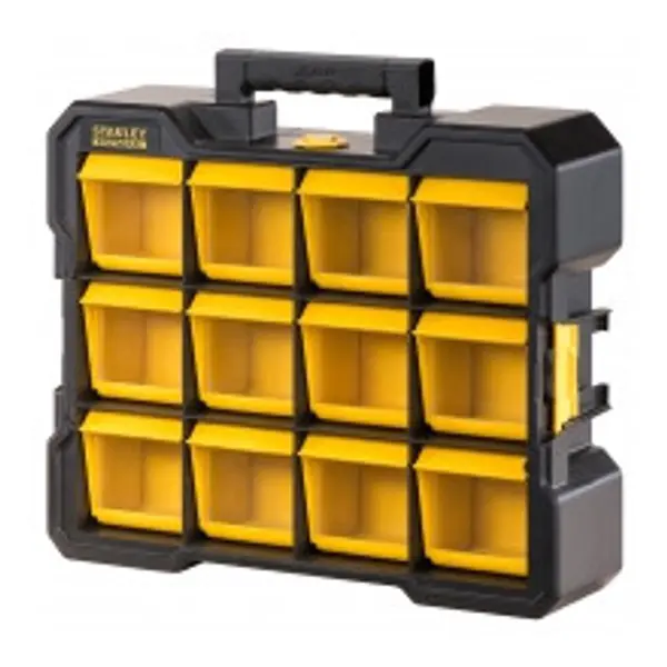 Organiseur flip bin fatmax Organiseurs à 12 casiers basculants 450 x 356 x 108 mm - STANLEY