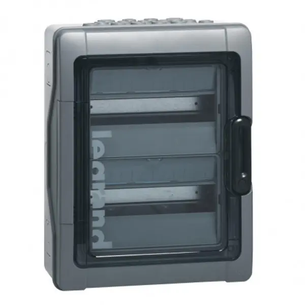 001922 Legrand Coffret Plexo3 étanche IP65 - 2 rangées de 12 modules - Entrées à perforation directe