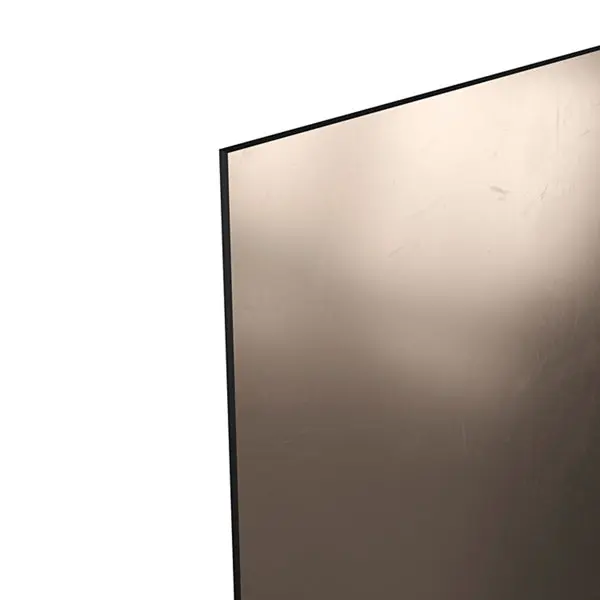 Crédence réversible cuivre / inox - l.200 x H.60 cm ep 3 mm