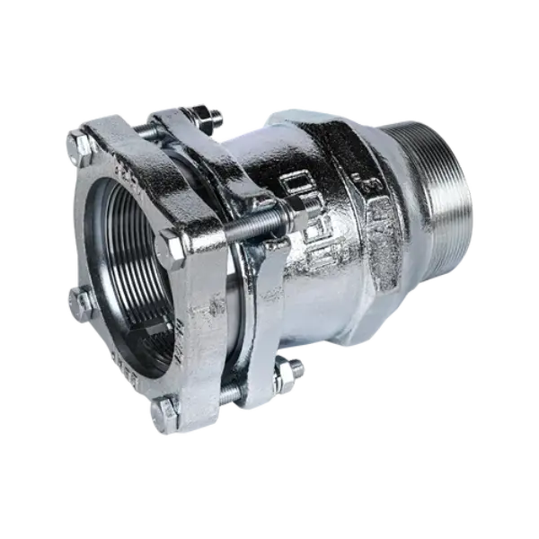 Union égale de réparation pour tube acier - Bride - Male 66x76