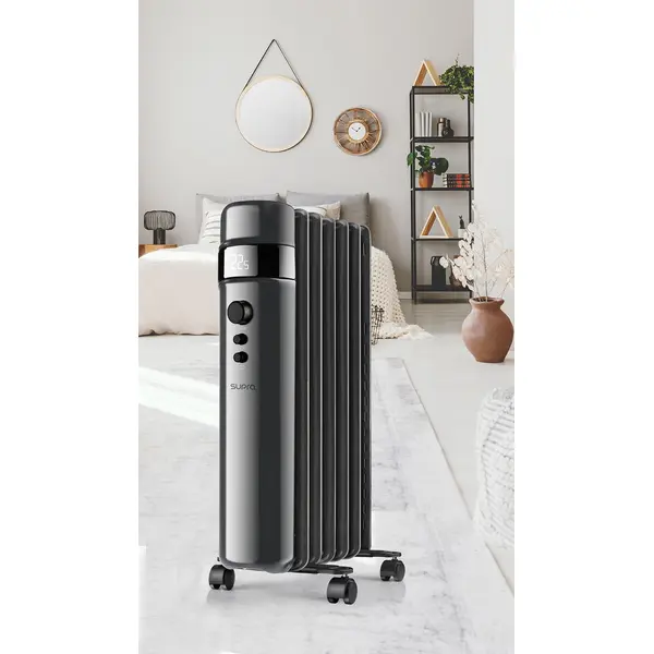 Radiateur bain d'huile OREA - noir 1500W - Supra