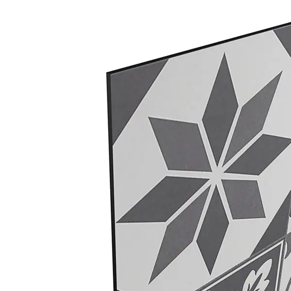 Crédence réversible carreaux de ciment / gris - l.180 x H.60 cm ep 3 mm