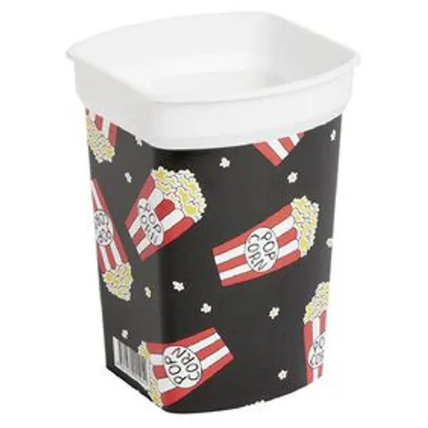 Boîte à pop corn 2L - 13,4x13,4xH18,4cm