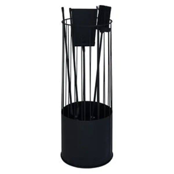 Accessoires cheminée x4 avec support