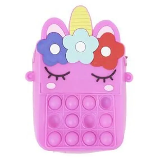 Sacoche licorne multicolore