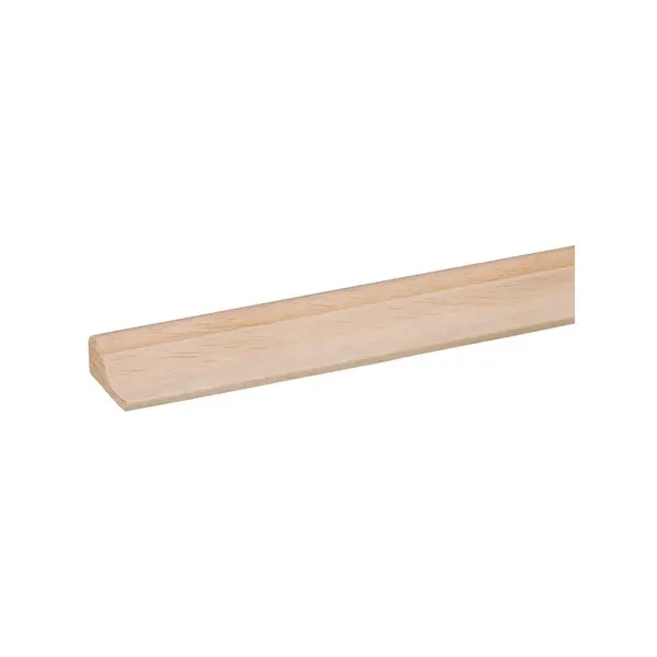 Moulure décorative en marupa clair 240 x 3,2 x 1,6 cm
