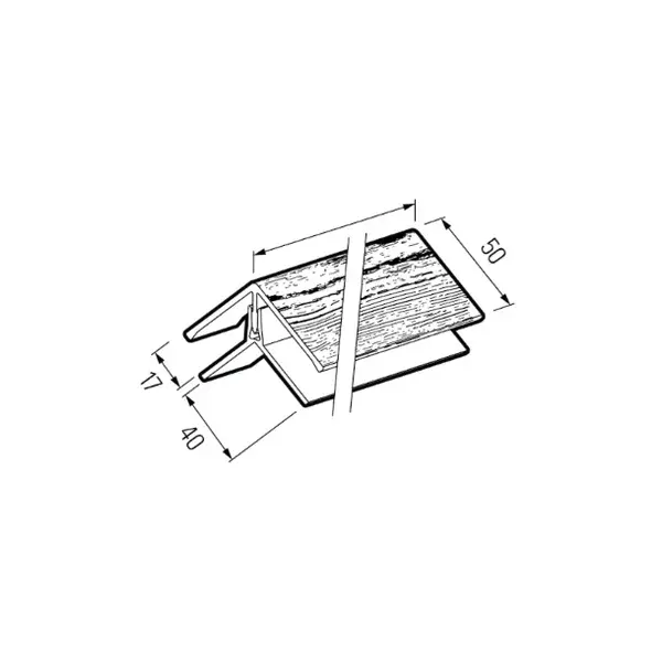 Profil d'angle extérieur / intérieur - FS222 - 3 ml - Grey