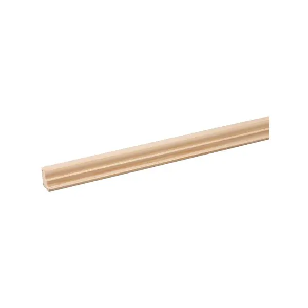 Moulure de plafond en sapin 270 x 2,2 x 1,9 cm