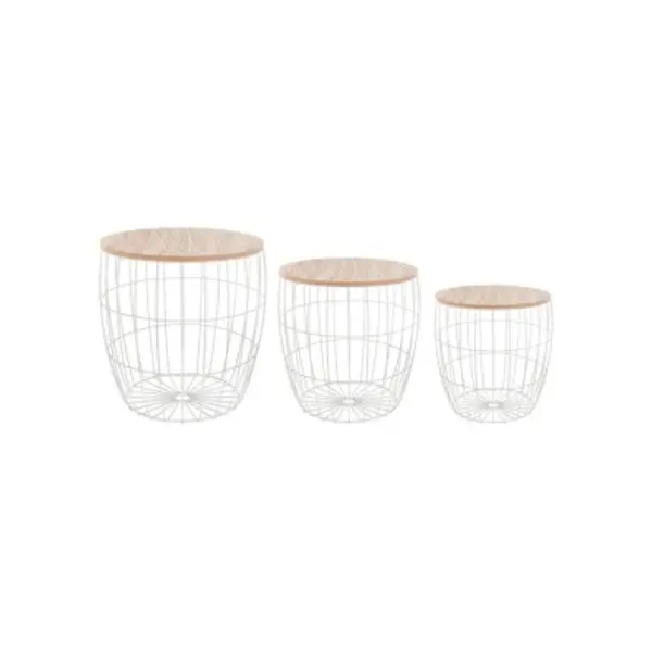 Tables gigognes métal & Bois Atmosphera