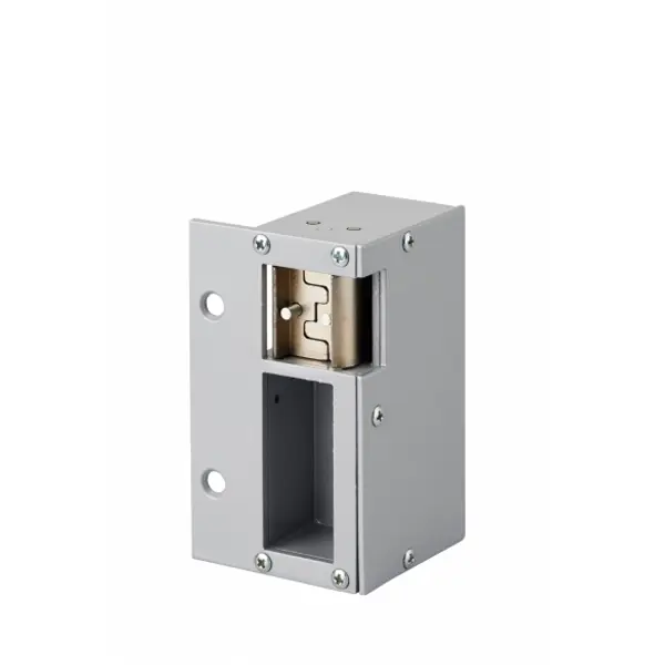 Gâche électrique pour serrure horizontale en applique, réversible, 12V, compatible extérieur, gris - THIRARD