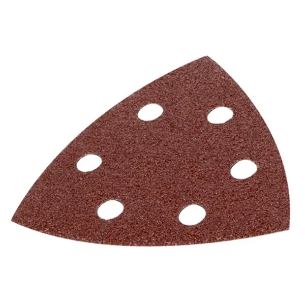 Lot de 5 patins triangulaires auto-agrippants - grain 240 - 90x90x90 mm - Kreator