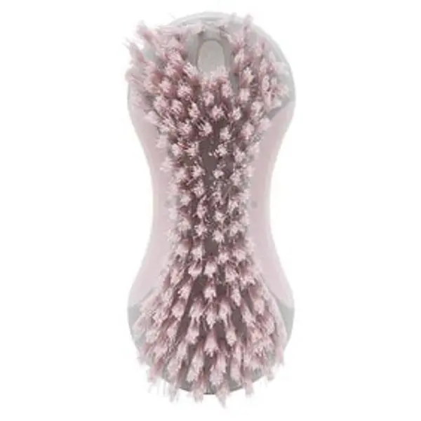 Brosse de nettoyage décorée 16x7x3,5cm rose
