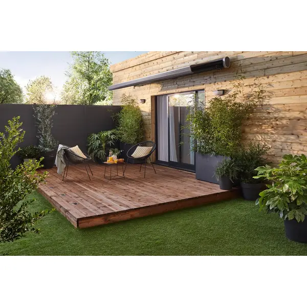 Closoir Aluminium Klos-Up ! gris, H.230 X L.2.5 X P.2.5 Cm - KLOS UP