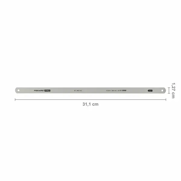 Lame de remplacement scie à métaux 30 cm, 24 TPI Pro TrueTension™ - FISKARS