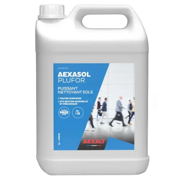 Nettoyant ménager Sol ultra Puissant Aexasol Plufor 5L Aexalt