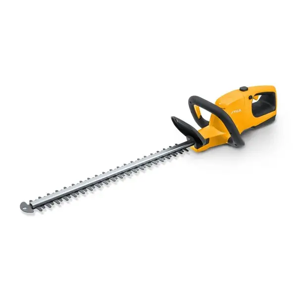 Taille-haies à batterie - HT 100e Kit - longueur de lame 55 cm - écartement des dents 26 mm - jaune - Stiga