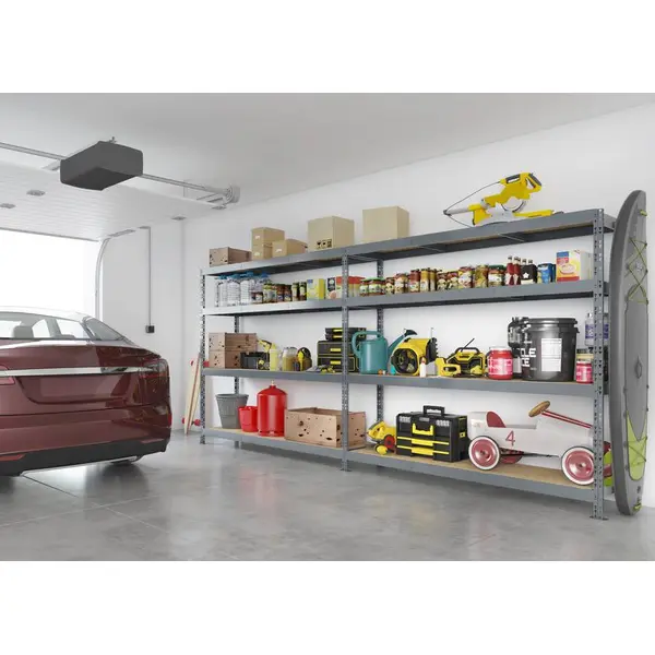 Etagère double Rack MODULÖ - 290 x 50 cm - 8 plateaux - Modulö Storage