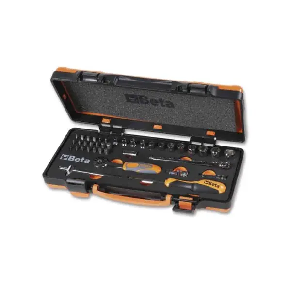 BETA 900/C12MZ Coffret métallique 40 accessoires 1/4" - 009000983