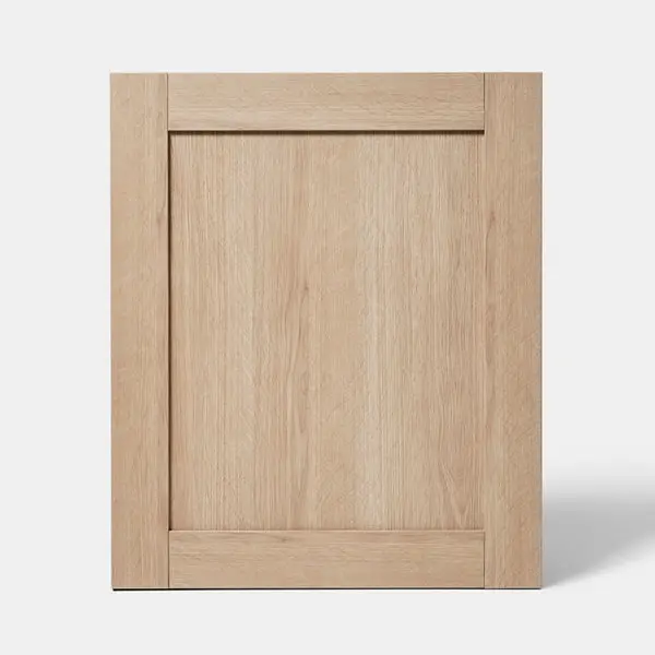 Façade 1 porte 60cm "Coline" chêne clair - L. 59.7 x H. 71.5cm