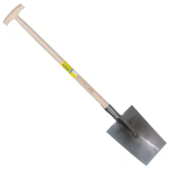 Louchet Senlis de 30 cm - emmanché béquille fraisée 80 cm - PERRIN