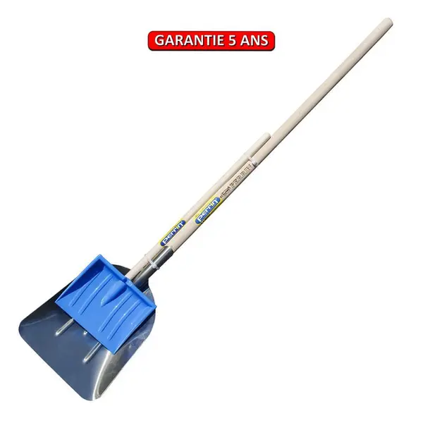 Lot pelle aluminium rendement + poussoir enfant 24 cm - outils neige - PERRIN