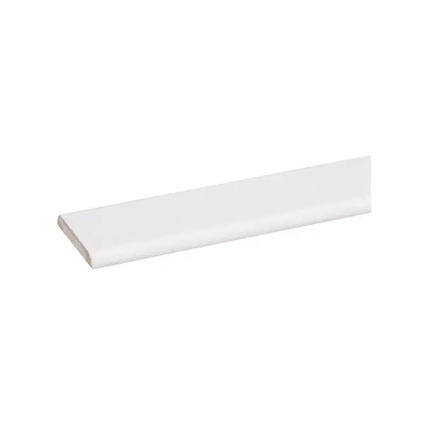 Moulure plate en pin blanche 270 x 3,7 x 0,5 cm