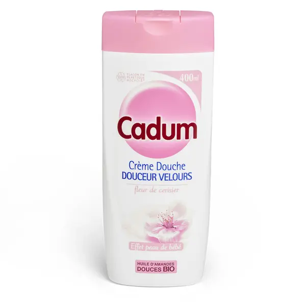 Crème douche Cadum douceur velours fleur de cerisier 400ml