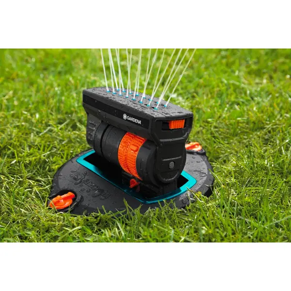 Arroseur oscillant escamotable OS 140 - surfaces carrées ou rectangulaires - 2 à 140 m² - GARDENA