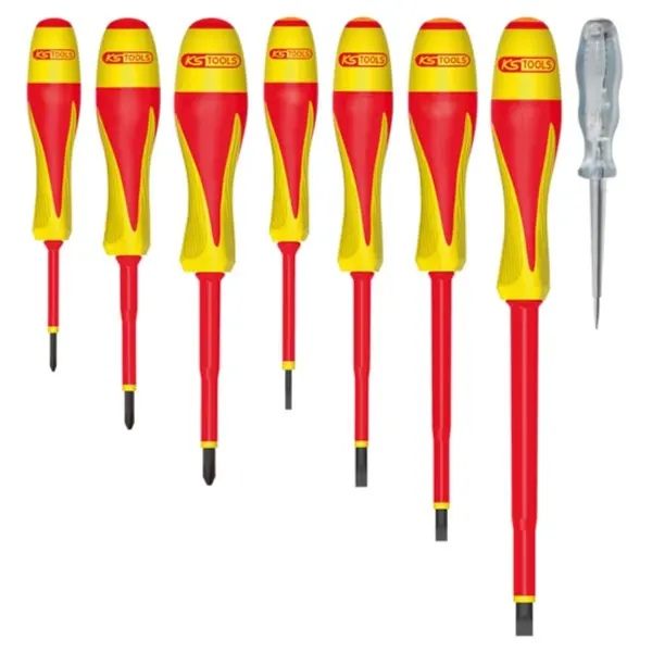 Jeu de 8 tournevis isolés 1000V Ks tools