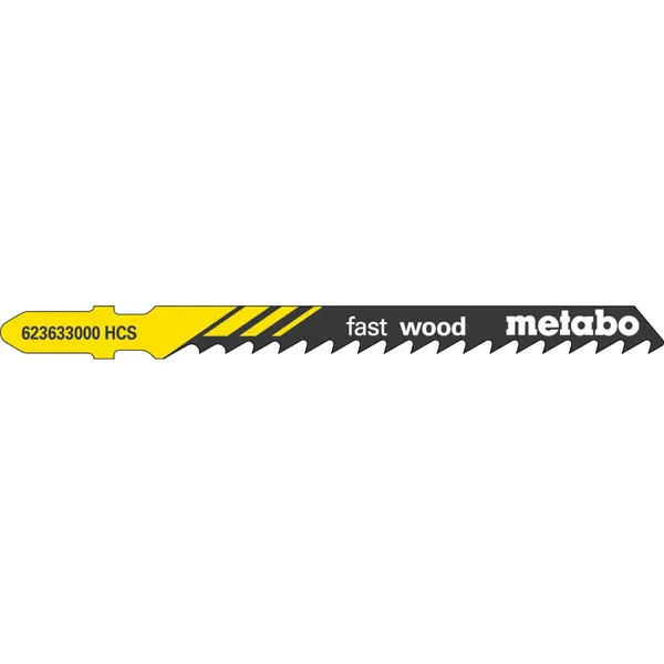 5 Lames scie sauteuse HCS 74 mm/ 4,0 pour scie sauteuse - Metabo